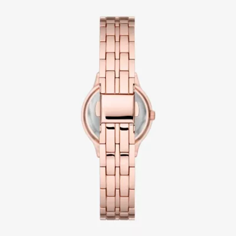 Mixit Ladies Sets Womens Crystal Accent Rose Goldtone 4-pc. Watch Boxed Set Fmdjset309