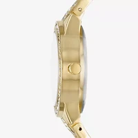 Ladies Sets Womens Crystal Accent Gold Tone 4-pc. Watch Boxed Set Fmdjset312