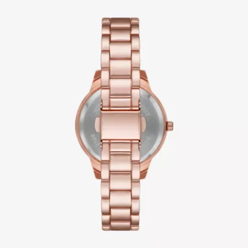 Ladies Sets Womens Crystal Accent Rose Goldtone 6-pc. Watch Boxed Set Fmdjset315