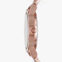 Ladies Sets Womens Crystal Accent Rose Goldtone 6-pc. Watch Boxed Set Fmdjset315