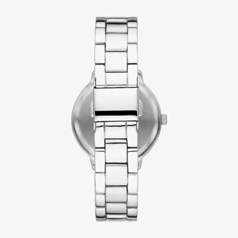 Ladies Sets Womens Crystal Accent Silver Tone 4-pc. Watch Boxed Set Fmdjset317