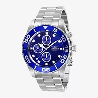 Invicta Mens Silver Tone Stainless Steel Bracelet Watch 28690