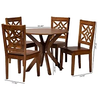 Miela Dining Room Collection 5-pc. Round Set