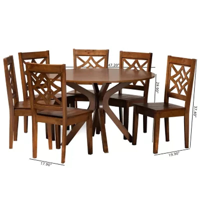 Miela Dining Room Collection 7-pc. Round Set