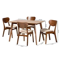 Katya Dining Room Collection 5-pc. Rectangular Set