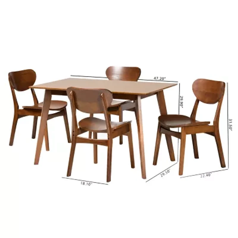 Katya Dining Room Collection 5-pc. Rectangular Dining Set
