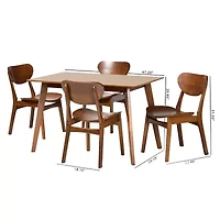 Katya Dining Room Collection 5-pc. Rectangular Dining Set