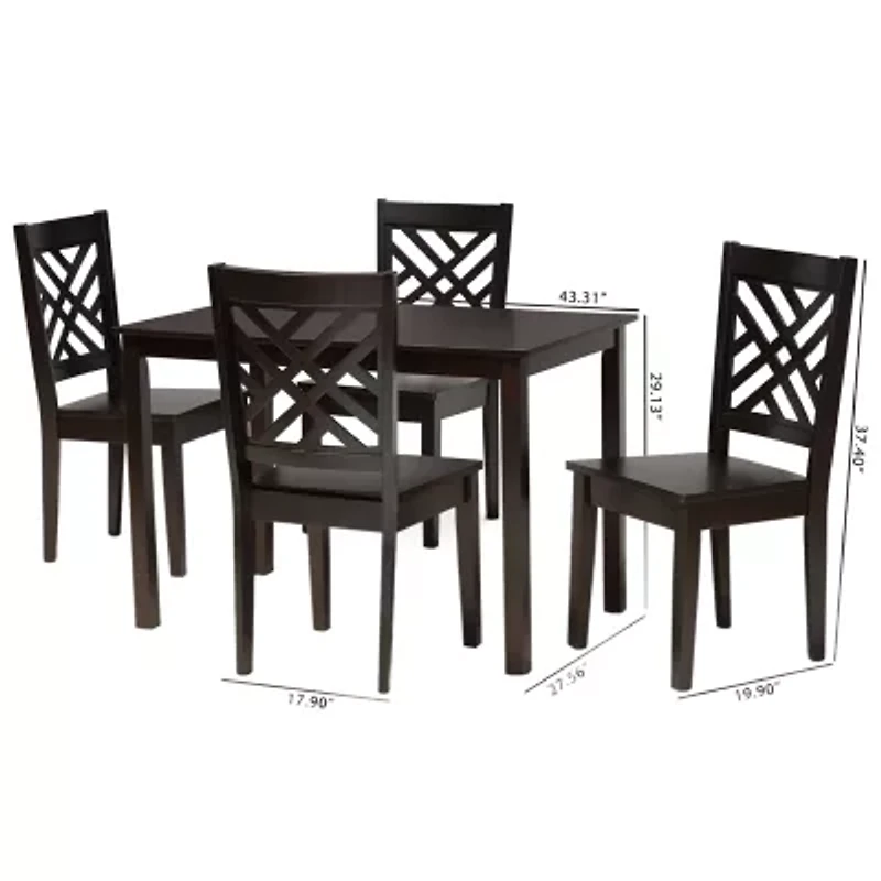 Ani Dining Room Collection 5-pc. Round Dining Set