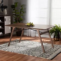 Saxton Dining Room Collection Rectangular Wood-Top Dining Table