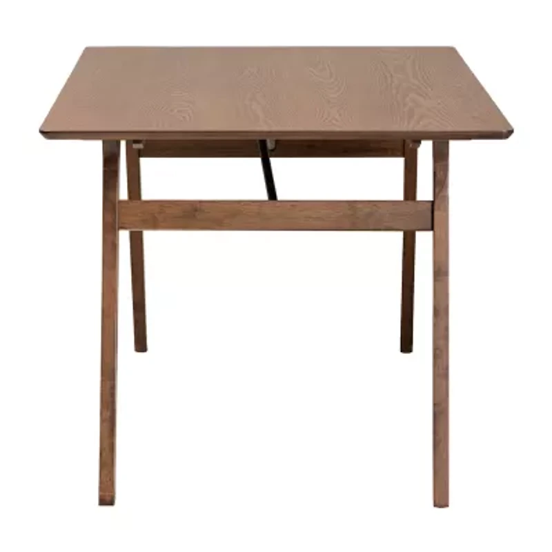 Saxton Dining Room Collection Rectangular Wood-Top Dining Table