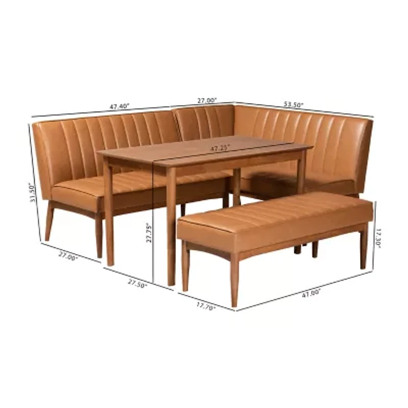Daymond Dining Room Collection 4-pc. Rectangular Dining Set