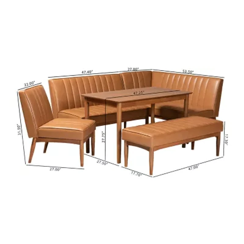 Daymond Dining Room Collection 5-pc. Rectangular Dining Set