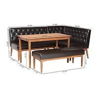 Riordan Dining Room Collection 4-pc. Rectangular Dining Set