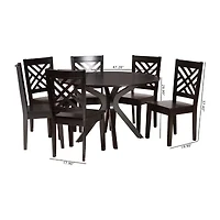 Ela Dining Room Collection 7-pc. Round Dining Set