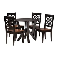 Kaila Dining Room Collection 5-pc. Round Dining Set