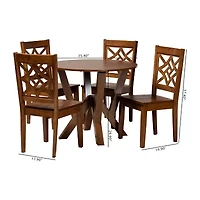 Kaila Dining Room Collection 5-pc. Round Set