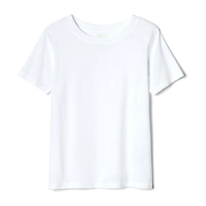 French Toast Little & Big Kid Unisex Easy-on + Easy-off Sensory Friendly Crew Neck Short Sleeve Adaptive T-Shirt