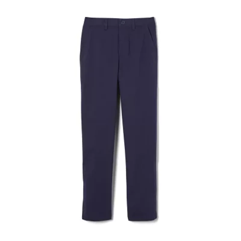 French Toast Little & Big Kid Boys Adaptive Easy-on + Easy-off Sensory Friendly Straight Relaxed Fit Flat Front Pant