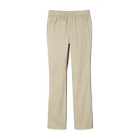French Toast Little & Big Kid Girls Adaptive Easy-on + Easy-off Sensory Friendly Straight High Rise Fit Flat Front Pant