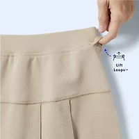 French Toast Little & Big Kid Girls Stretch Fabric Sensory Friendly High Rise Scooter Skirt