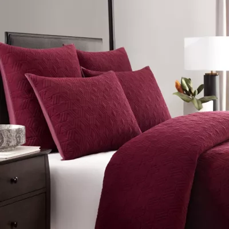 Fieldcrest Diamond Velvet Euro Sham