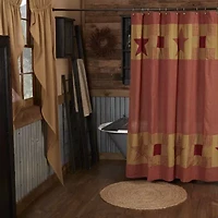 Vhc Brands Ninepatch Star Shower Curtain