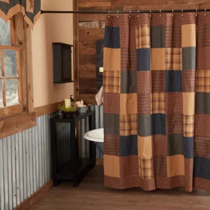 Vhc Brands Patriotic Patch Shower Curtain