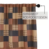 Vhc Brands Patriotic Patch Shower Curtain