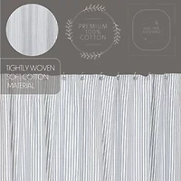 Vhc Brands Sawyer Mill Blue Ticking Shower Curtain