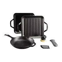Lodge Cookware Chef Collection Gourmet 6-pc. Cast Iron Cookware Set