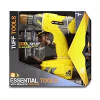Tuff Tools Pretend Play Toy Power Drill w/ Realistic Functions