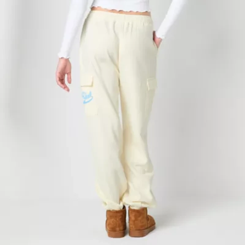 New York Cargo Womens Tapered Juniors Fleece Jogger Pant