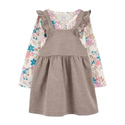 Carter's Toddler Girls Sleeveless Floral Dress Set