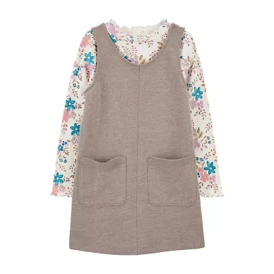 Carter's Little & Big Kid Girls Sleeveless Floral Dress Set