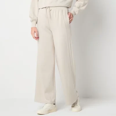 Arizona Scuba Womens Wide Leg Juniors Drawstring Pant