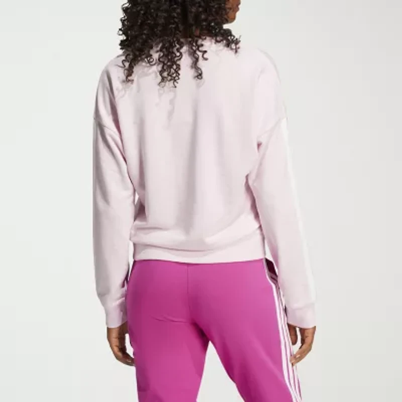 adidas Womens V Neck Long Sleeve Sweatshirt