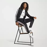 adidas Womens Slim Mid Rise Fit Track Pant