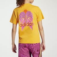 adidas Womens Crew Neck Short Sleeve Active T-Shirt