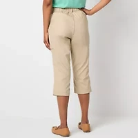 St. John's Bay Womens Seated Wear Straight Mid Rise Capri Pant