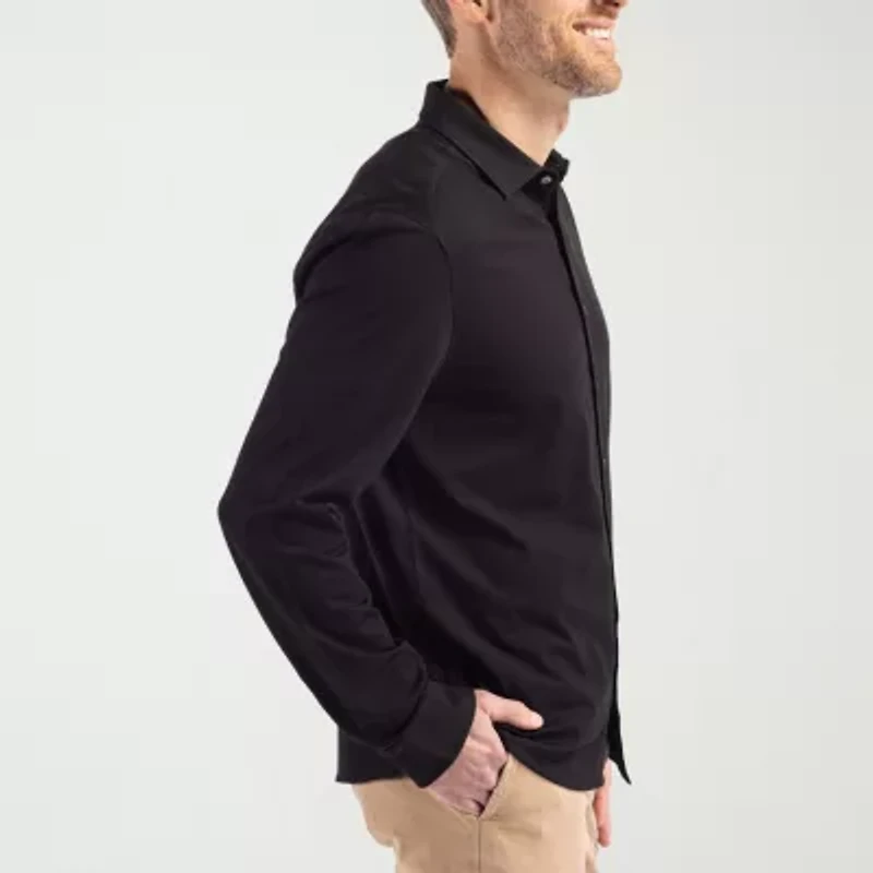 CUTTER & BUCK® Mens Regular Fit Long Sleeve Dress Shirt