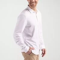 CUTTER & BUCK Mens Regular Fit Long Sleeve Dress Shirt