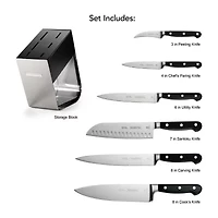 Tramontina Pro Series 7-pc. Knife Block Set