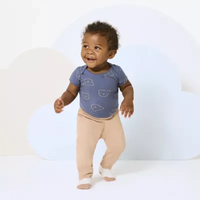 Huggies Baby Boys Mid Rise Tapered Regular Fit Pull-On Pant