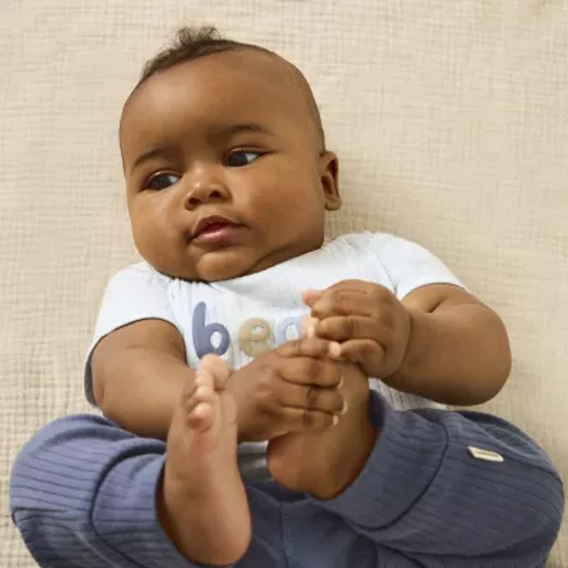 Huggies Baby Boys Mid Rise Tapered Regular Fit Pull-On Pant