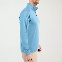 CUTTER & BUCK® Mens Mock Neck Long Sleeve Active Quarter-Zip Pullover