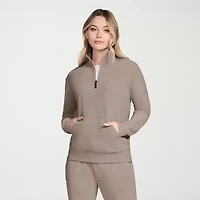 Skechers Women's GO LUXE Rib Quarter Zip