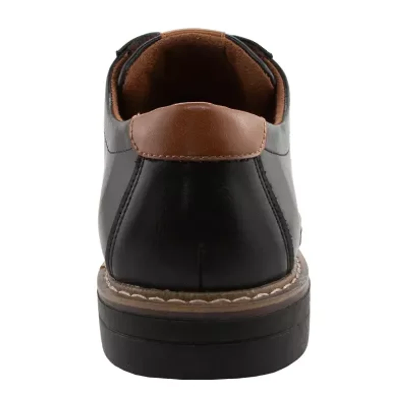 Deer Stags Belmont\N Mens Round Closed Toe Oxford Shoes