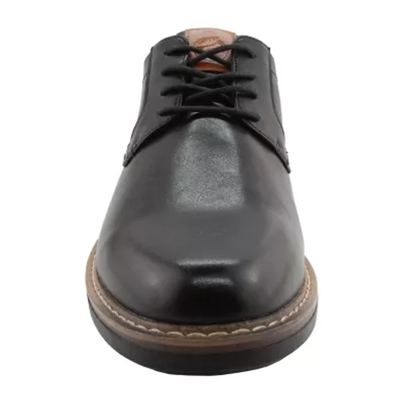 Deer Stags Belmont\N Mens Round Closed Toe Oxford Shoes