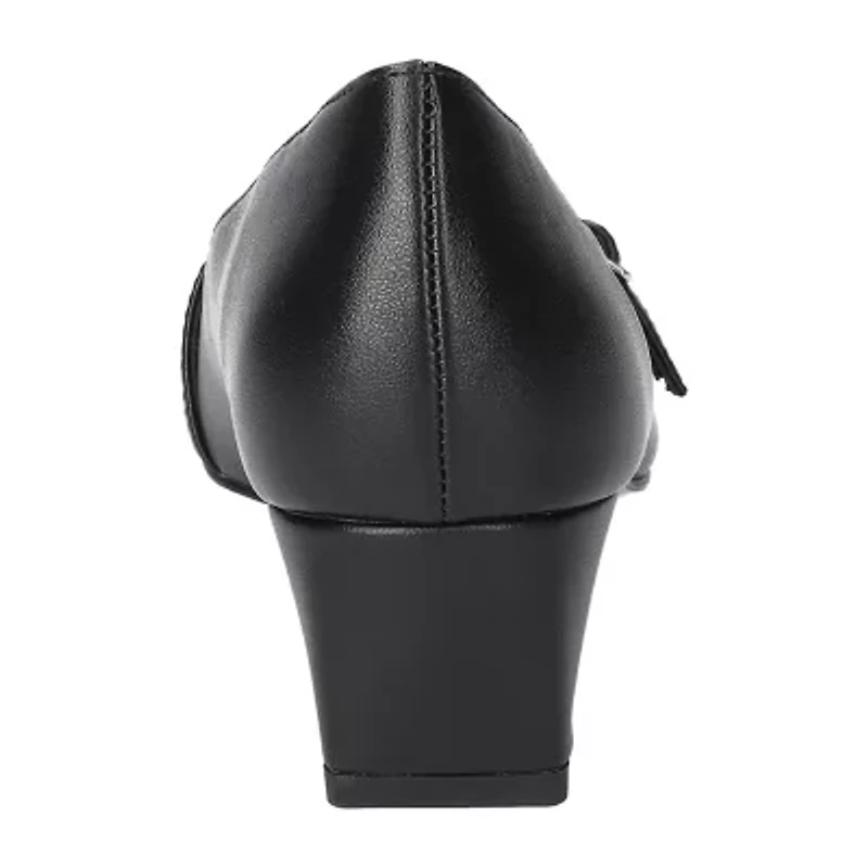 Easy Street Womens Block Heel Booties