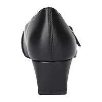 Easy Street Womens Block Heel Booties